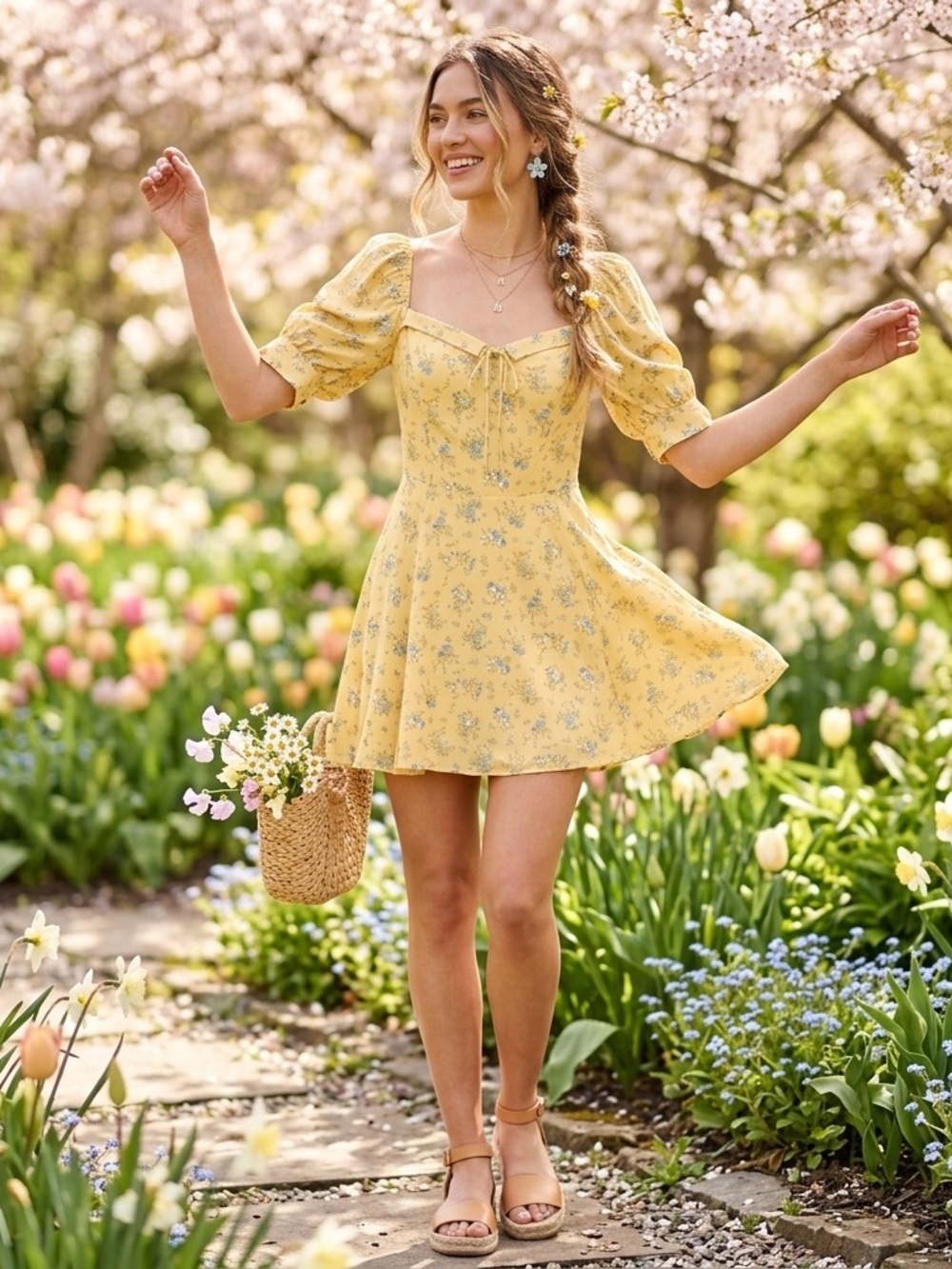 NWT 🌼 Reformation Lillet Floral Mini Dress Size 12